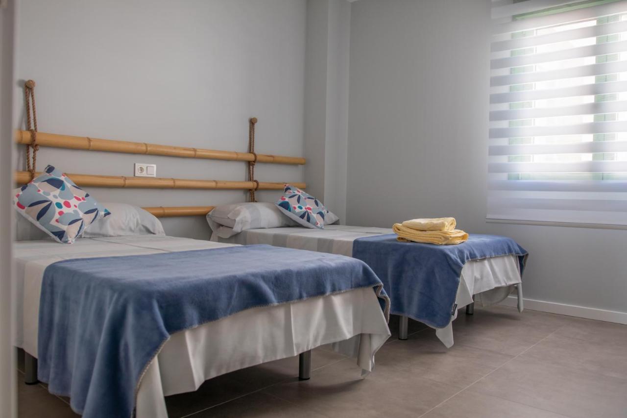 Precioso Apartamento Frente A La Playa Con Piscina موخاكار المظهر الخارجي الصورة