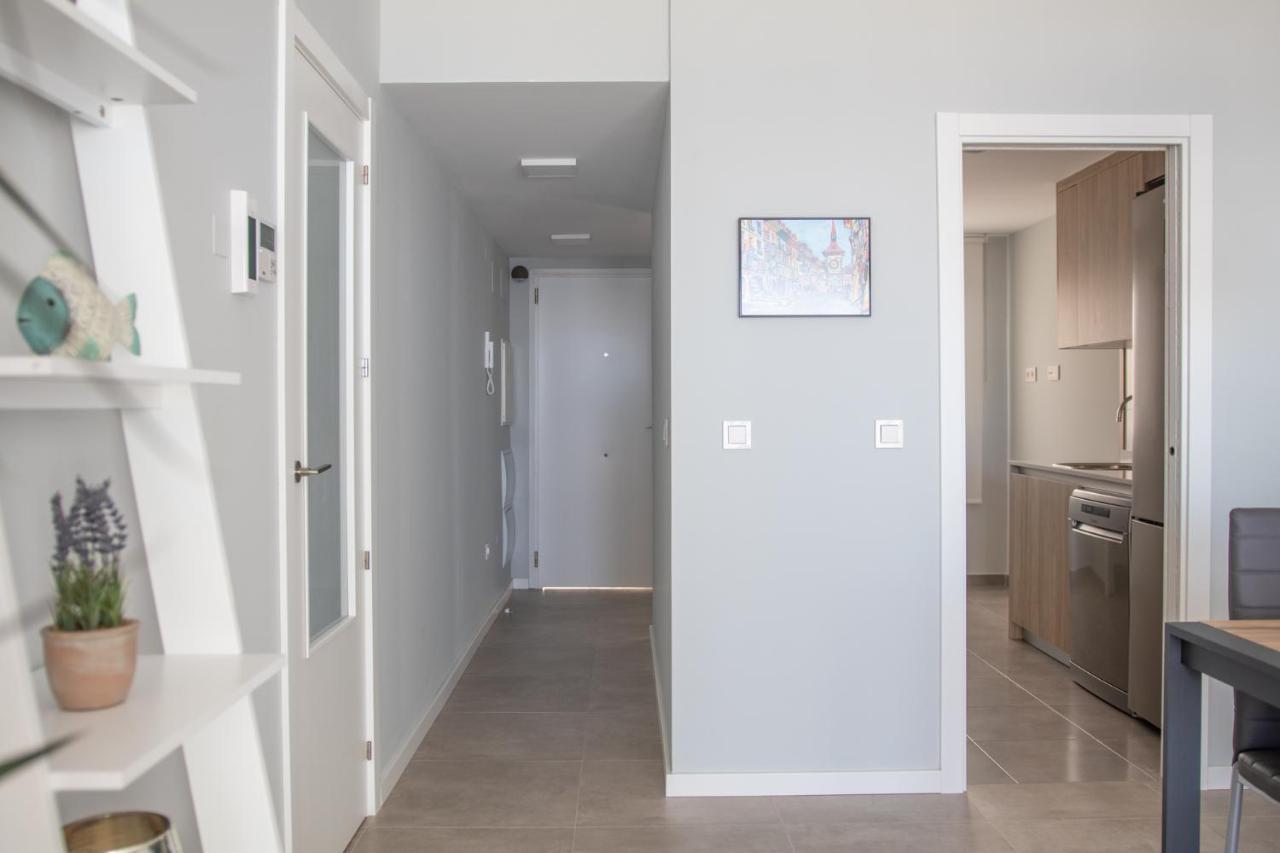 Precioso Apartamento Frente A La Playa Con Piscina موخاكار المظهر الخارجي الصورة