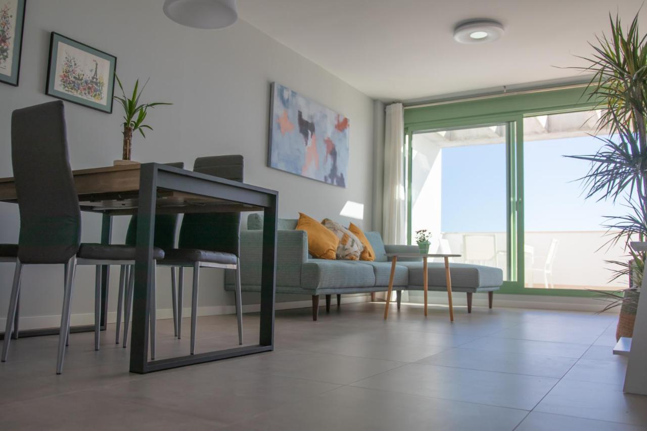 Precioso Apartamento Frente A La Playa Con Piscina موخاكار المظهر الخارجي الصورة