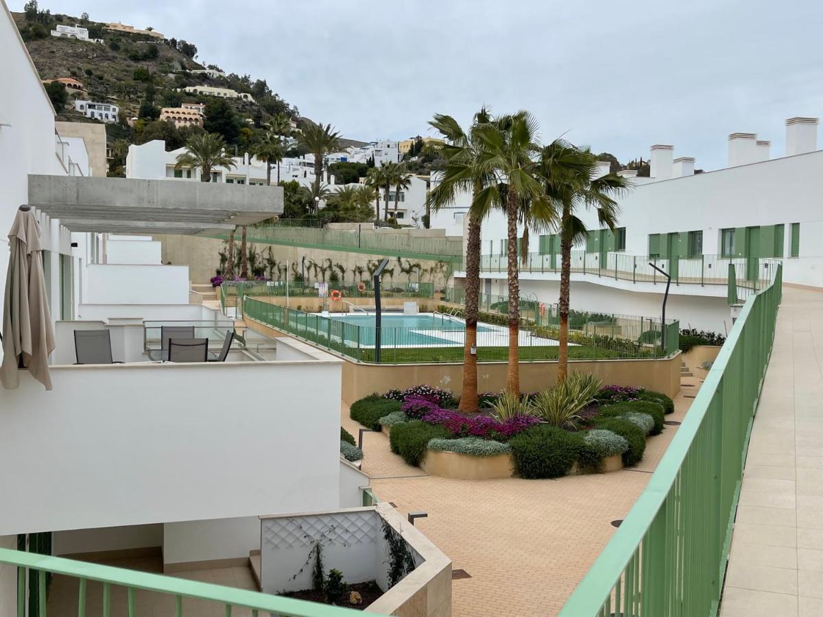 Precioso Apartamento Frente A La Playa Con Piscina موخاكار المظهر الخارجي الصورة